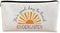 Kindergarten Teacher Gift, "It's a Good Day to Teach" Makeup Bag, Zipper Travel Toiletry Bag for Teacher Birthday Gifts