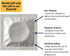 Pack 5 CALLVIN - Let me in I Know Someone Inside - of Funny Condoms Printed in The USA, Gag Gift for Adults, Novelty