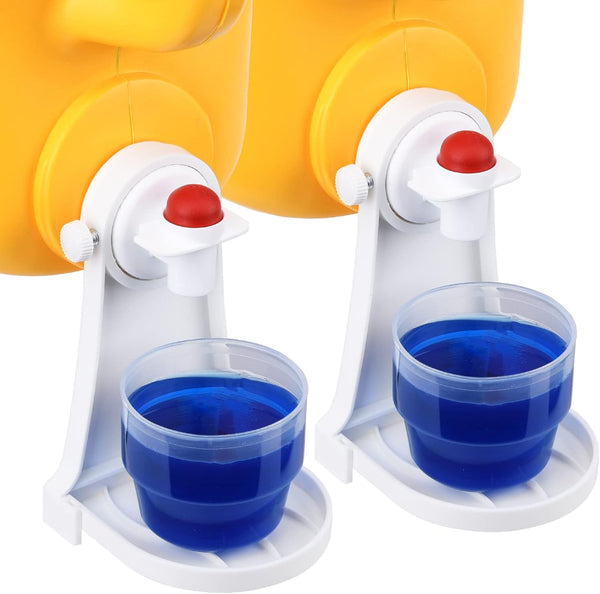 Laundry Detergent Cup Holder, Fabric Softener Drip Catcher, Pack of 2, Keep Laundry Floor Clean and Organized
