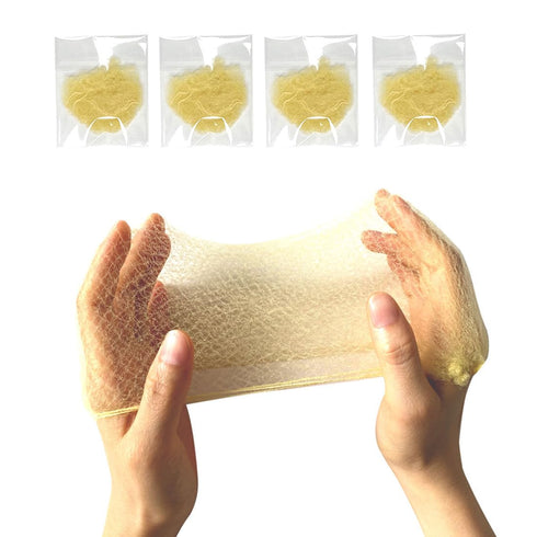 Polly Online 50PCS Invisible Elastic Edge Hair Nets, 20" Blonde Mesh Bun for Ballet Dance