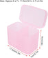 Dioche 2 Grids Nail Storage Box, Nail Polish Remover Pad Container, Cosmetic Storage Box Organizer Holder for Nail Tools