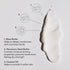 OUAI Hand Cream - Thick, Creamy Balm with Coconut Oil, Murumuru Butter, Shea Butter, Hydrating Moisturizer (3 Oz)