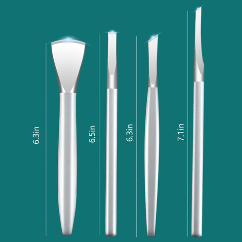 Ingrown Toenail Removal Kit, Professional Pedicure Tools Set, Stainless Steel Foot Care Tools (4 Pcs Set)
