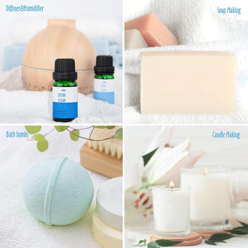 Set, Fragrance Oil, MitFlor Nature and Clean Fragrance Oils Soap Candle Making Scents, Essential Oils for Diffusers