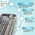 KOHEEL Dental Tools Set, 8 Count Teeth Cleaning Tools, Metal Case, Oral Care Hygiene Kit & Toothpicks