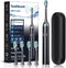 SWZEC Electric Toothbrush for Adults (4 Brush Heads,Black)