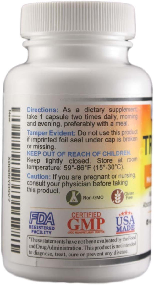 Intrinsic Factor with Folic Acid and Vitamin B-12 - 1000mcg, 120 Capsules