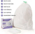 13 Gallon Drawstring Trash Bag, 110 Count Tall Waste Bags for Kitchen, Office, Party