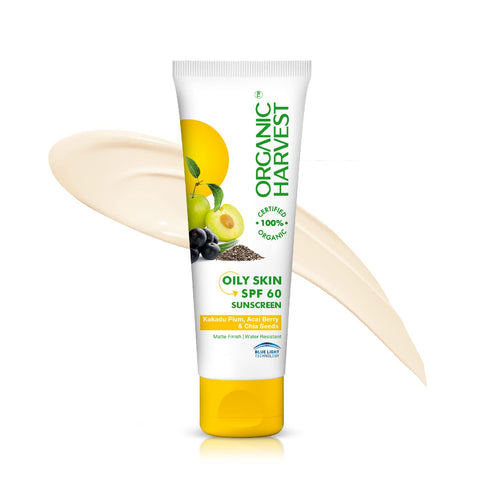Sunscreen For Women & Men SPF 60 PA+++ for Oily or Acne Prone Skin | Sunscreen Lotion Protects From Harmful UVA & UVB Rays | Hydrates & Nourished Skin | Sulphate & Paraben Free - 100gm