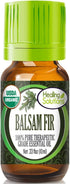 Healing Solutions Oils, 0.33 oz Balsam Fir Essential Oil, Organic Pure Undiluted for Diffuser