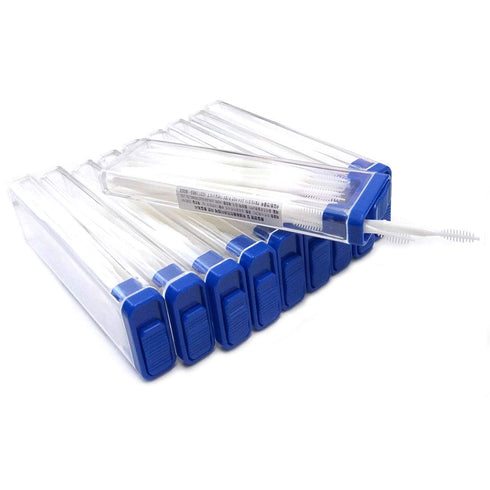Portable Interdental Toothpicks, Tooth Stick Brush for Dental Oral Care, Clean Teeth Food Residue 18 Picks per Pack,