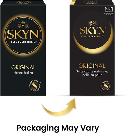 Pack, 40 Count SKYN Original Lubricated Latex Free Condoms Value