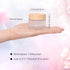 50 Gram/ml Glass Cosmetic Containers with Lids, Round Frosted Jars, Small Empty Glass Sample Jars (4 PACK 50ML)