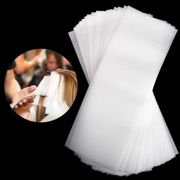 Noverlife 100PCS Reusable Foam Hair Wraps, Large Size Henna Repellent Hair Tint Paper for Salon Hair Coloring