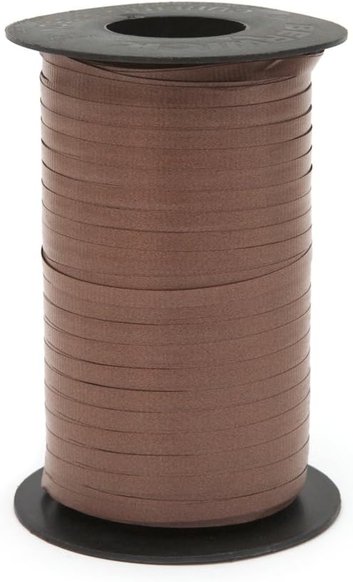 Berwick Splendorette Crimped Curling Ribbon, 3/16-Inch Wide by 500-Yard Spool, Chocolate by BERWICK