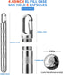 XL-4.4inch) TISUR Titanium Keychain Pill Holder,Small Travel Pill Box Case,Waterproof Portable Pocket Pill Container
