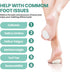Welnove Metatarsal Foot Pads for Pain Relief - 20 Pieces Ball of Foot Cushion for Men & Women, 1/4" Thick Adhesive Foam