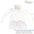 Parcelona Set of 2 Large 4" Celluloid Flexible Hair Combs, Clear, Made in France