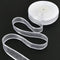 TONIFUL 1 Inch x 25 Yards White Sheer Organza Ribbon with Satin Chiffon for Gift Wrapping and Party Decoration