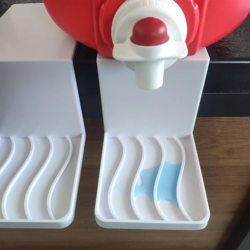 SUXINRY Laundry Detergent Drip Catcher To Prevent Mess Detergent Station Tub Organizers Slide Holder Cup Under Soap