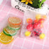 Self Adhesive Cookie Cellophane Treat Bags 5.5x5.5 Inches, 100 Pcs Resealable Plastic Packaging with Thank You Labels