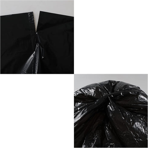 18 Gallon Large Black Trash Bags, 1 Roll/100 Counts