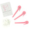 THE PONY PICK Hair Elastic Rubber Bands Cutter Tool - Easy, Pain Free, No Hair Damage (3 Packs & 50 Elastics)
