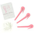 THE PONY PICK Hair Elastic Rubber Bands Cutter Tool - Easy, Pain Free, No Hair Damage (3 Packs & 50 Elastics)