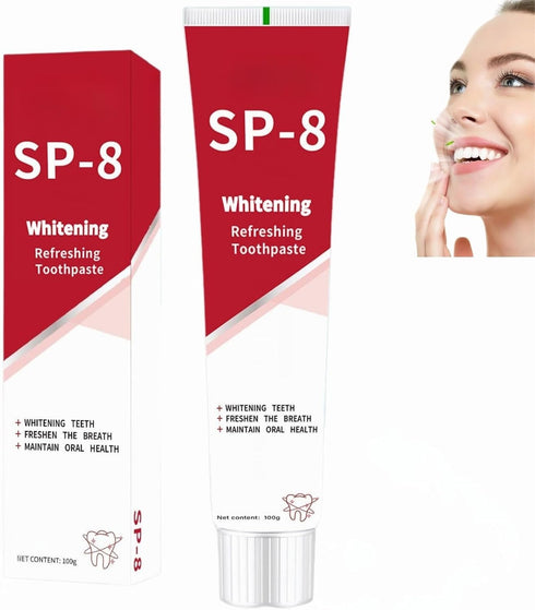 QIMHETU SP-8 Probiotic Toothpaste, SP8 Toothpaste Fresh Breath, Deep Cleaning Care (01)