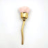 Nail Art Dust Powder Remover, Pink Rose Soft Brush for Acrylic Nail Arts Manicure Cleaning Makeup Brush Tools