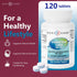 GeriCare Magnesium Oxide Supplement, 240 mg Elemental Magnesium, 120 Tablets, Pack of 3