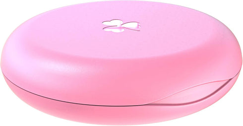 (2 Pack) Solid Orthodontic Retainer Cases, Durable Retainer Storage Case, Pink Color