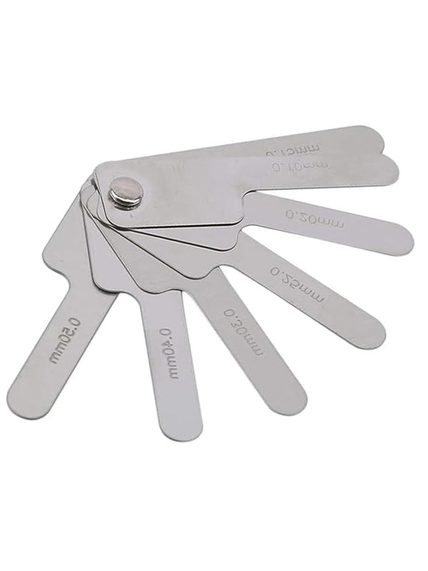 1Pc Silver Dental Orthodontic Interproximal Enamel Reduction Gauge Ruler - Stainless Steel Ipr Tool, Personal