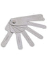 1Pc Silver Dental Orthodontic Interproximal Enamel Reduction Gauge Ruler - Stainless Steel Ipr Tool, Personal