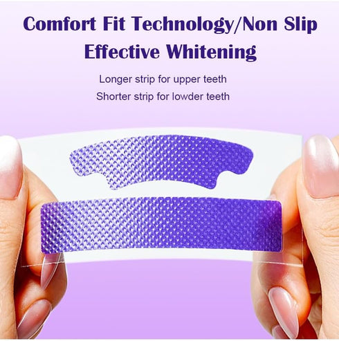 THTXZFT Strips,28 Anytime14 Purple Whitening Patch Teeth Whitening Strips,Instant Brightening Appearance,Purple Teeth