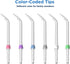 Replacement Heads for Waterpik Water Flosser, 6 Orthodontic Tips