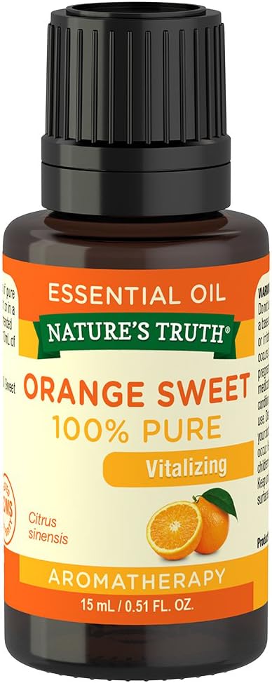 Nature's Truth Vitamins Essential Oil, Orange, 0.51 Fluid Ounce