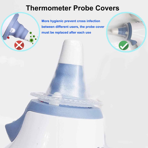 300 X Disposable Ear Thermometer Covers, Lens Filters, Refill Covers for All Braun Models, BPA Free