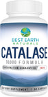 Best Earth Naturals Catalase Supplement 10,000 with Saw Palmetto, Biotin, Fo-Ti, PABA - Hair Supplements for Strong