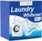 Laundry Whitener Sheets, 60 Count, Chlorine Free, Fragrance Free Bleach for White Clothes