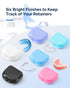 JMU Retainer Case with Vent Holes, Mouth Guard Case, Dental Storage Container, Black