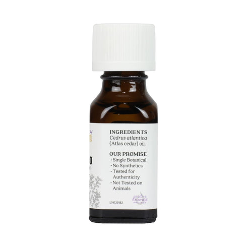 Aura Cacia Atlas Cedarwood Essential Oil - 0.5 Fluid Ounce, Packaging May Vary