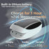 JDBBGJ SpO2 SpO2 Rechargeable Pulse Oximeter Fingertip Oxygen Monitor Fingertip with Pulse Rate and PI RR OLED