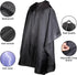 Professional Hair Cutting Cape with Adjustable Snap Closure, Waterproof Hairdressing Salon Cape - 57" x 51" (Black)