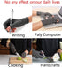2 Pairs Arthritis Compression Gloves, Provide Support Warmth for Carpal Tunnel, Fingerless Compression Gloves