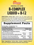 Vitamin B Complex Liquid | with B-12 | Berry Flavor | Essential Sublingual Vitamins | Vegetarian, Non-GMO, and Gluten Free Supplement | by Sundance
