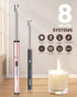 VEHHE 2 Pack Candle Lighter, Rechargeable Electric Lighter with LED Battery Display, Flexible Neck USB Lighters for