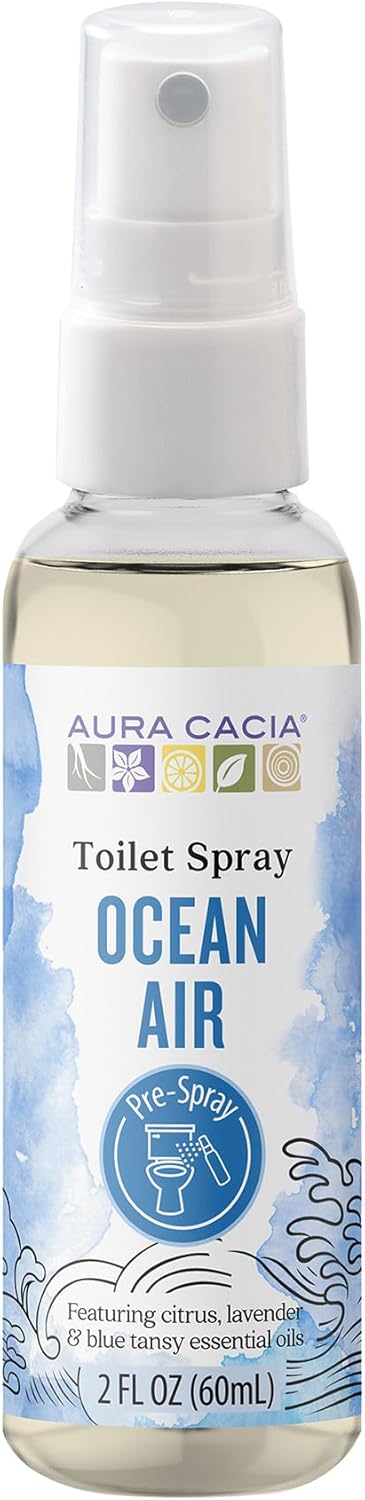 Aura Cacia Ocean Air Toilet Spray, 2 Fl. Oz.