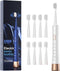 High Vibration Sonic Electric Toothbrush for Adults, 5 Modes, 2 Minutes Smart Timer, 8 Replacement Brush Heads, Ultra