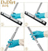 DrDirt Floor Squeegee, 14inch Foam Swivel Squeegee with Stainless Steel Extension Pole, Perfect for Bathroom and Kitchen